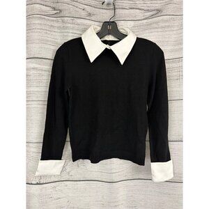 NWT Alice + Olivia Porla Collared Sweater Size S
